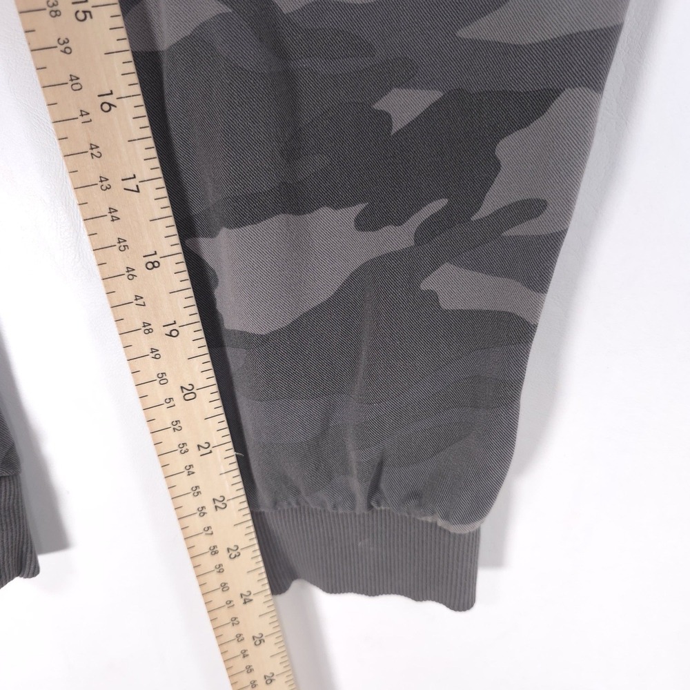 Splendid Joggers SMALL Camo Pull On Drawstring Relaxed Military Army Pants Gray - Picture 6 of 12